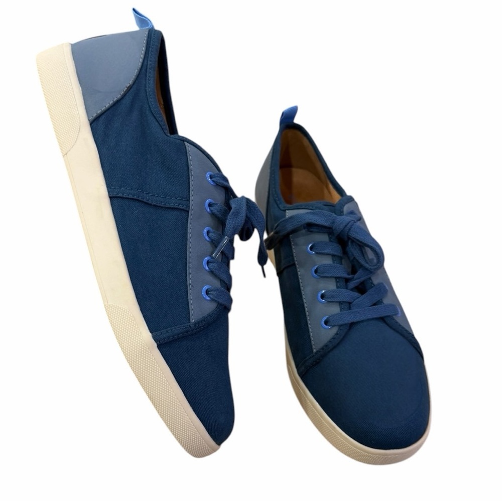 Vionic Pisces Canvas Sneakers - Navy Blue Orthotic Arch Support NWOB Sz 9.5